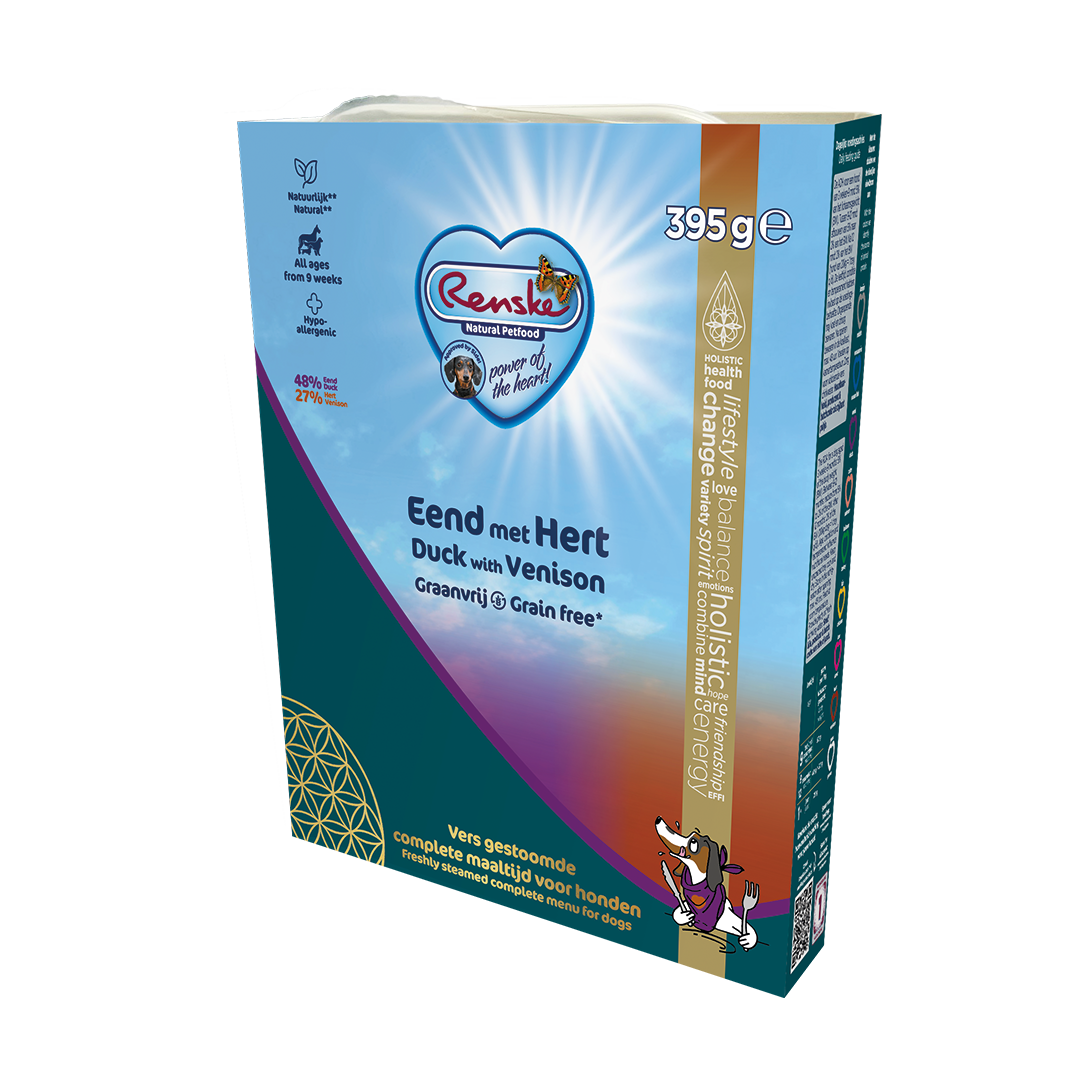 Renske Vers Gestoomde Graanvrije Eend & Hert 395 gr (10 stuks)