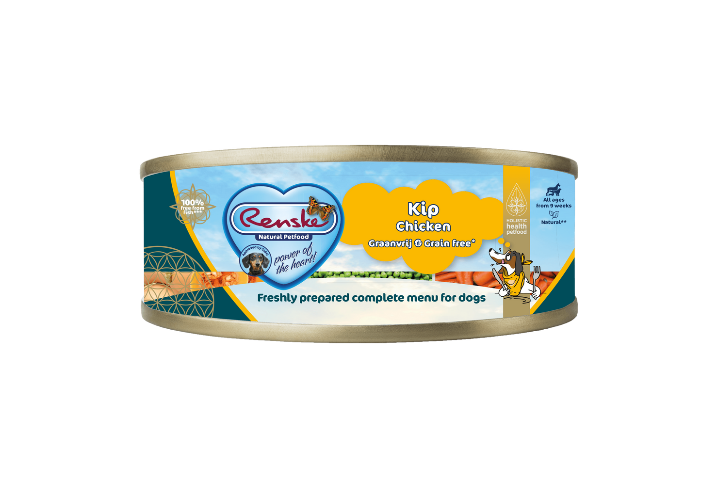 Renske Vers Kip Graanvrij - Blik 95 gram (24 stuks)