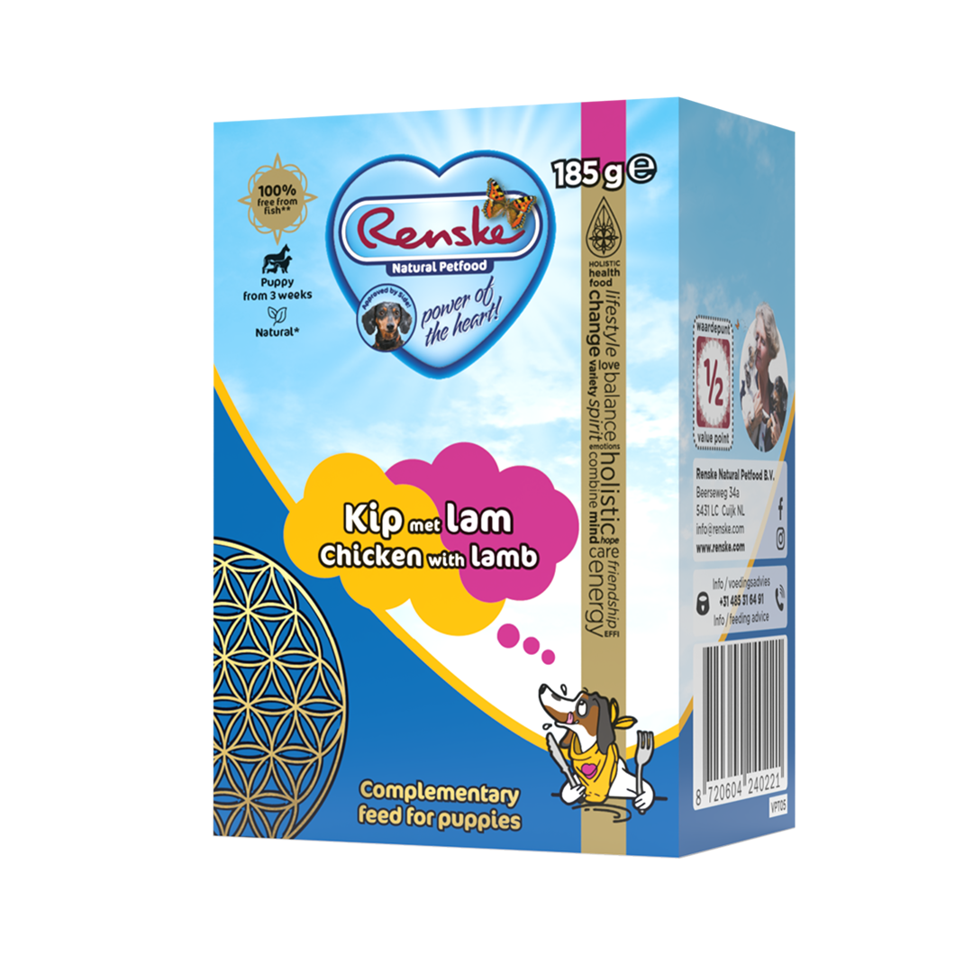 Renske Vers Kip met Lam (Puppy) - Tetra 185 gram (24 stuks)