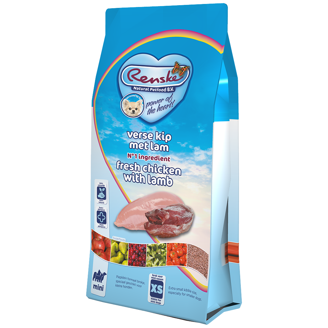 Renske Super Premium - Mini - Verse Kip en Lam 600 gram