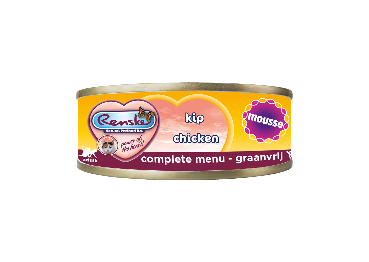 Renske Kat Verse Kip - Mousse 70 gram (24 stuks)