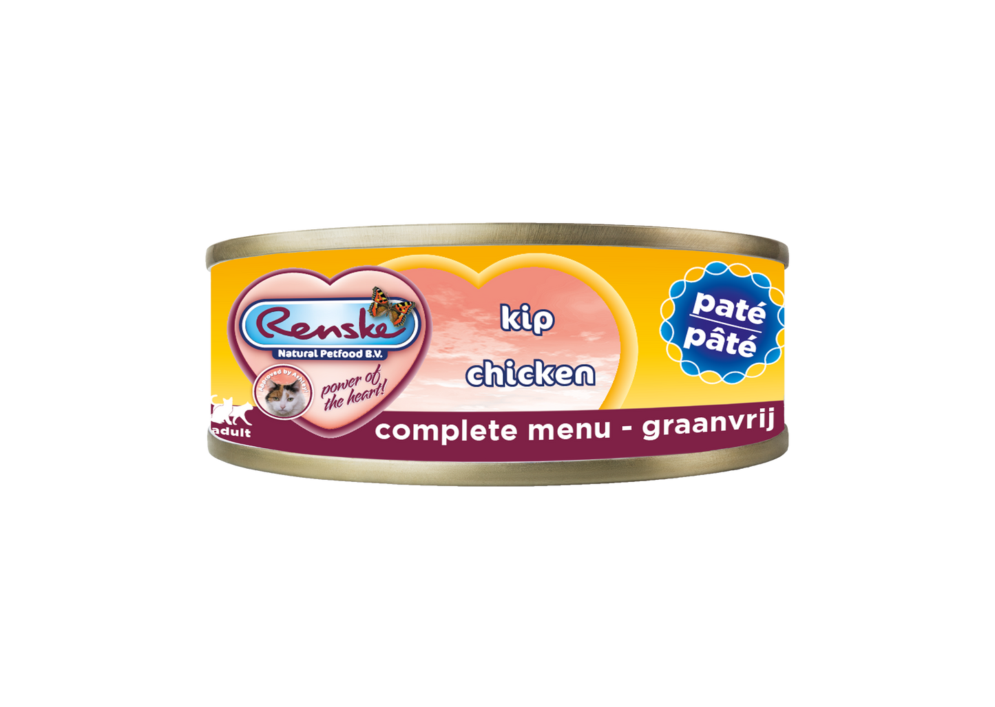Renske Kat Verse Kip - Paté 70 gram (24 stuks)