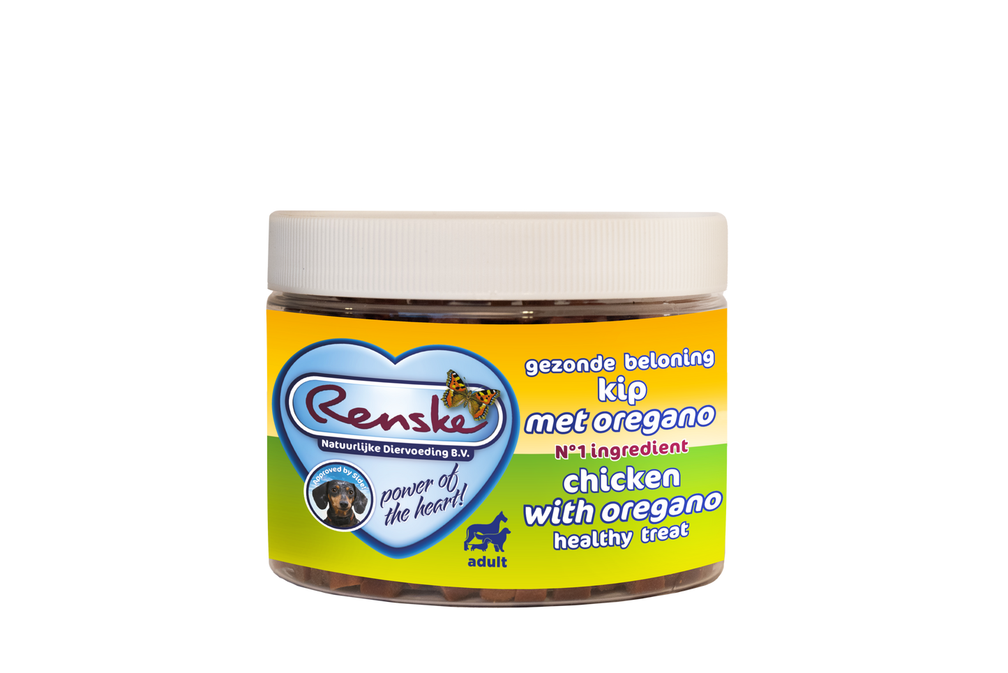 Renske Vlees Hartjes kip met oregano 300gr - Hond gezonde beloning