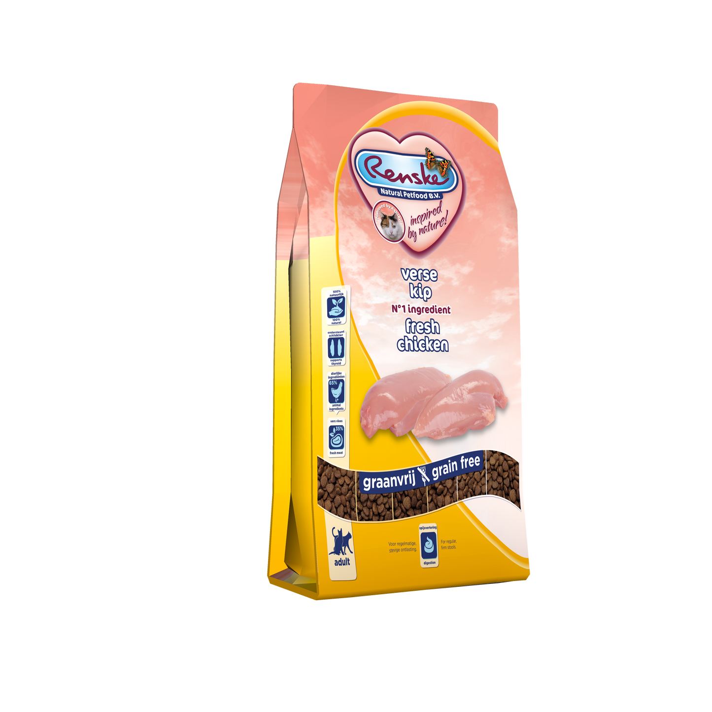 Renske Super Premium Kat - Verse Kip 400 gram
