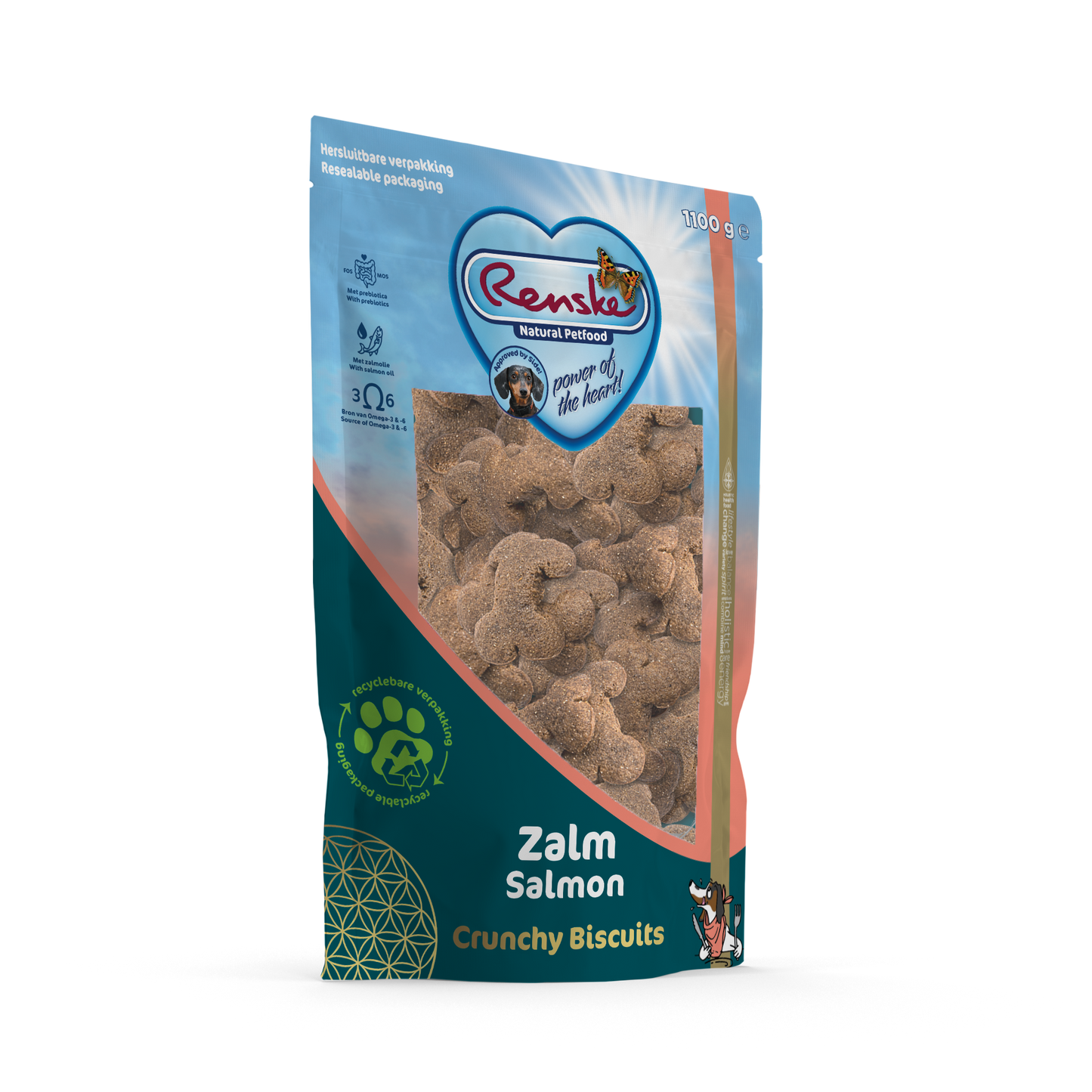 Renske Gez Bel Hnd Crunchy Zalm 200 gram