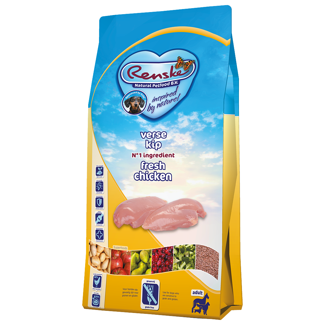 Renske Super Premium - Verse Kip Graanvrij 2 kg