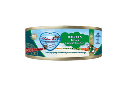Renske Vers Kalkoen Graanvrij - Blik 95 gram (24 stuks)