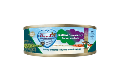 Renske Vers Kalkoen met Eend - Blik 95 gram (24 stuks)