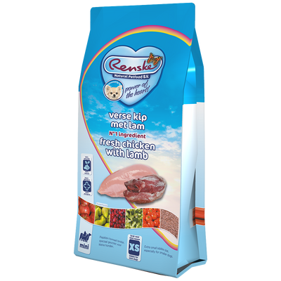 Renske Super Premium - Mini - Verse Kip en Lam 600 gram
