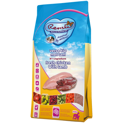 Renske Super Premium - Puppy - Verse Kip en Lam 2 kg