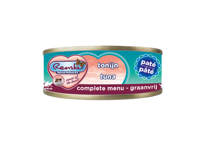 Renske Kat Verse Tonijn - Paté 70 gram (24 stuks)