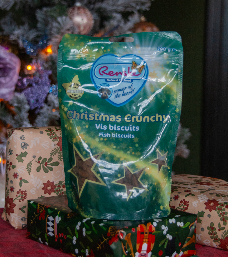 Renske Christmas Crunchy for dogs Fish Biscuits 200 gram