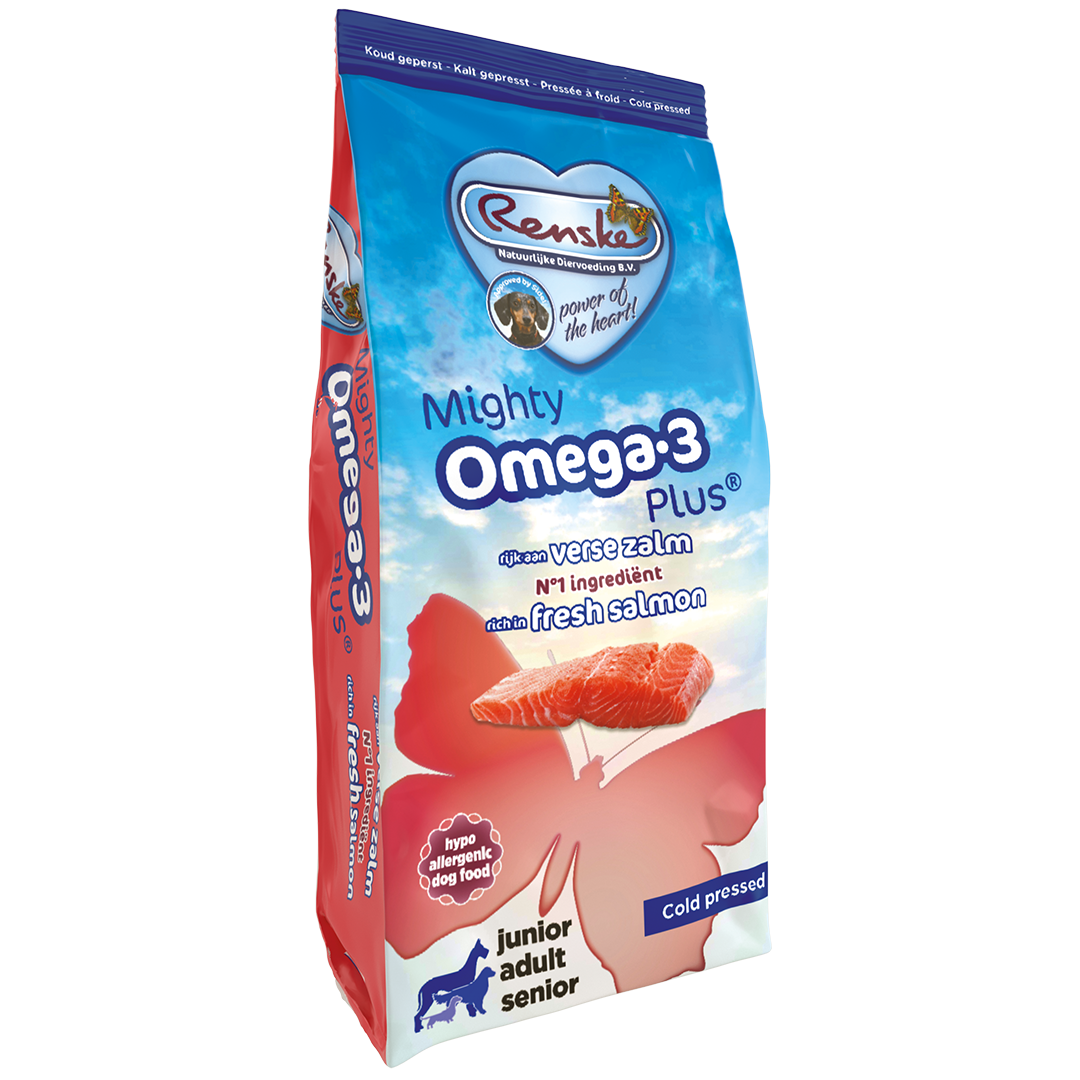 Renske Mighty Omega Plus - Zalm Koudgeperst 3 kg