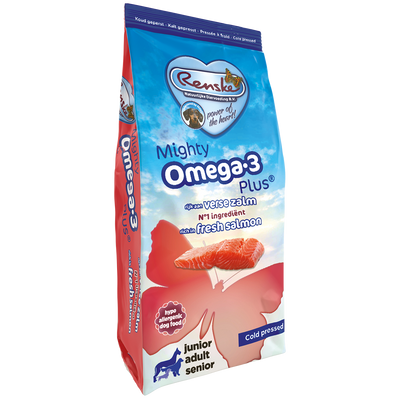 Renske Mighty Omega Plus - Zalm Koudgeperst 12 kg