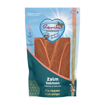 Renske Gezonde Beloning Vis Strip - Zalm 1 kilogram
