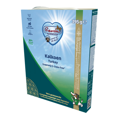 Renske Vers Gestoomde Graanvrije Kalkoen 395 gr (10 stuks)
