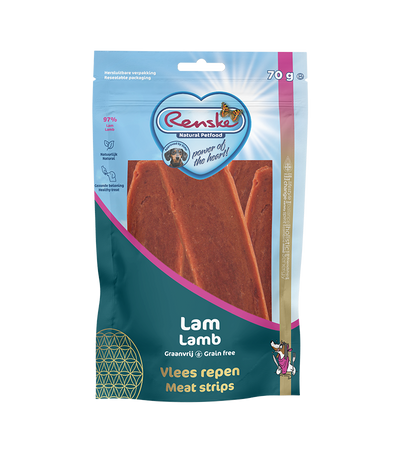 Renske Gezonde Beloning Vlees Strip - Lam 70 gram